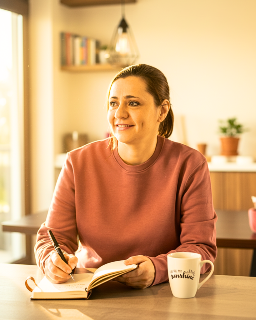 schrijfmomenten en stille reflectie