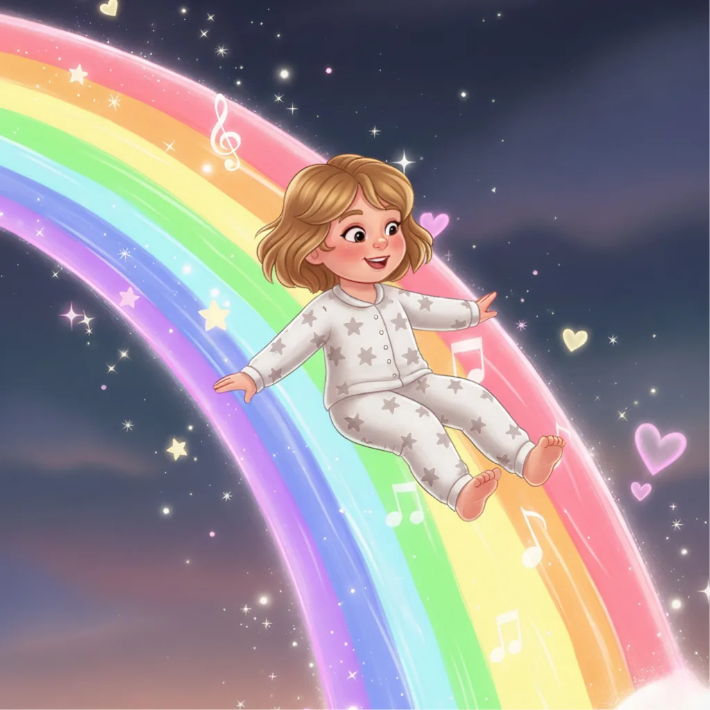 De regenboogglijbaan uit Veilig in Jouw Eigen Hart